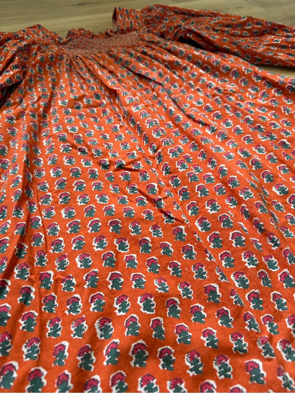 Doen Estee Dress In Calico Blooms - Picture 6 of 14